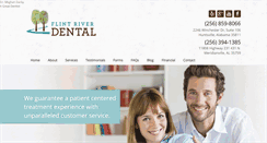 Desktop Screenshot of flintriverdental.com